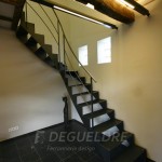 Escalier métallique inox