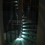 Escalier métallique inox
