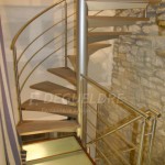 Escalier métallique inox