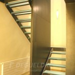 Escalier métallique inox