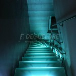 Escalier métallique inox design