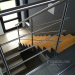 Escalier métallique inox