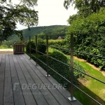 Garde-corps inox terrasse