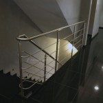 Garde-corps inox escalier