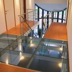 Escalier droit bois
