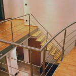 Escalier droit bois