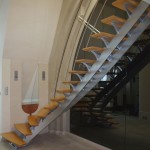 Escalier tournant bois