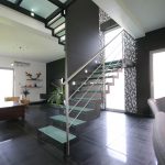 Escalier verre