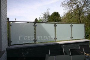 Garde-corps inox verre