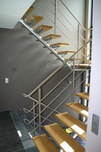 Escalier inox